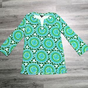Talbots Terry Tunic Size S Beach Cover Up Poolside Resort